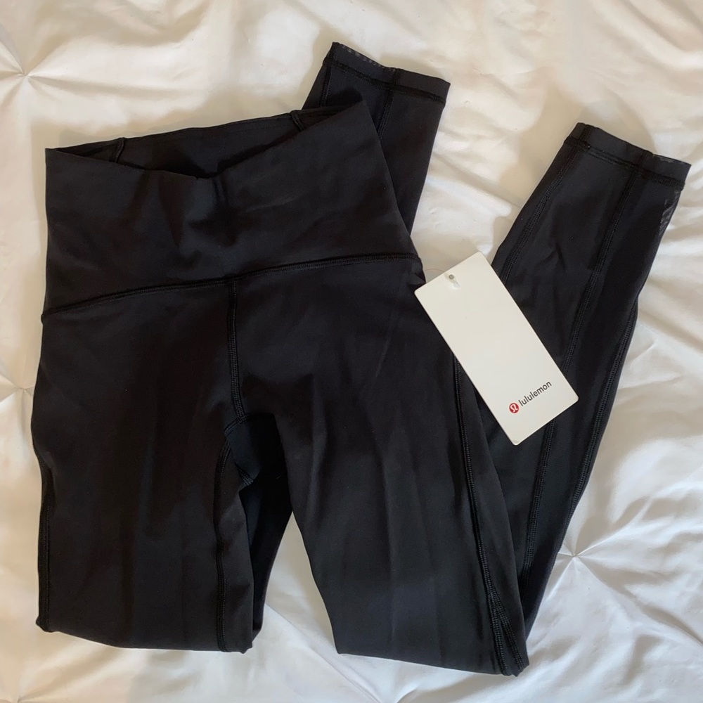 Black Lululemon Leggings Size 2
